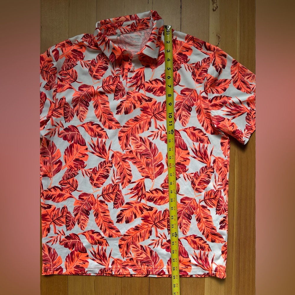 Under Armour The Playoff Polo Golf Shirt Floral Men’s Large AOP - Picture 5 of 7